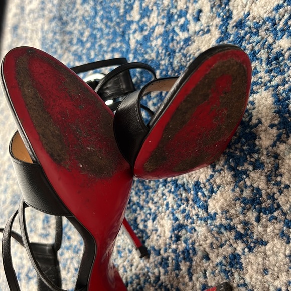 CHRISTIAN LOUBOUTIN Choca Criss Sandal 37 / 7 - Picture 9 of 9